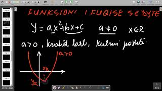 Mesimi 8 Provimet e Matures Matematike Funksioni i Fuqise se Dyte Zgjidhja e Ekuacioneve Grafikisht [upl. by Milzie987]