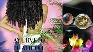 Hair growth LIKE A BOSS Ayurvedic oil recipe [upl. by Howell779]