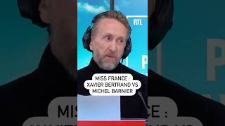 Election Miss France  Xavier Bertrand face à Michel Barnier 🤣 [upl. by Nitsirc]