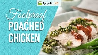 Poached Chicken with Ginger Shallot Sauce [upl. by Fallon288]