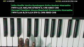 Thimai Vaazhkena Song Keyboard Tutorials  Theri  GV Prakash  Notes For Thaimai Song [upl. by Madian224]