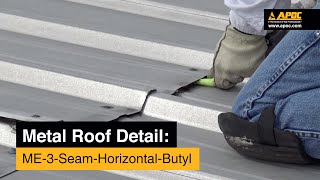 ME 3 Horizontal Seam Repair with Butyl Sealant [upl. by Bornie695]