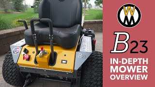 The Walker B23 Mower  Power Agility Traction and Beautiful Cut [upl. by Aroda]