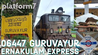 Train Journey  Guruvayur to Ernakulam by 06447 Express Special train [upl. by Fuld939]