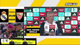 ANCELOTTI Rueda de prensa previa Real Madrid  Sevilla 24022024 [upl. by Norret]