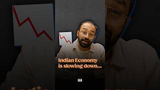 Indian economy is slowing down llashorts 1068 [upl. by Akilak]