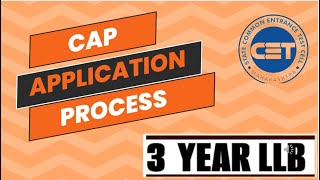 CAP Application for LLB 3 202425  LLB 3  MHACET LLB3  Hindi [upl. by Lazarus]