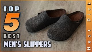 Top 5 Best Mens Slippers Review in 2024 [upl. by Leonie]