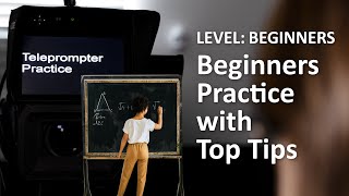 Teleprompter Practice  Beginners  with Top Tips [upl. by Rees]