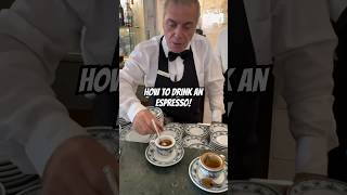 How to drink an espresso ☕️ [upl. by Anilev]