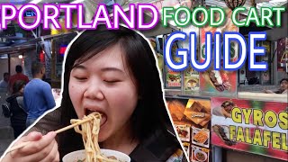 ULTIMATE Portland Food Cart Tour Noodles Paella and more Portland Food Guide [upl. by Naujtna752]