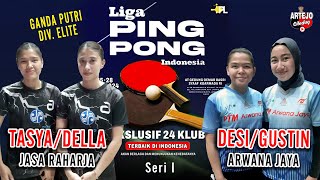 ARWANA JAYA  Desi amp Gustin 🆚 JASA RAHARJA  Anatasya amp Della  Indonesia Pingpong League  Seri I [upl. by Letney740]