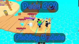 I FISHED In the New PETS GO Update [upl. by Audsley]