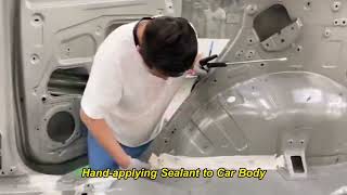 Automotive Seam Sealer Sealing Auto Car Body Weld Seams Joints Sheet Metal Gap Adhesive Sealant [upl. by Adraynek186]