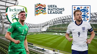 IRLANDA x INGLATERRA  LIGA DA NAÇÕES DA EUROPA 2425 [upl. by Onilatac615]