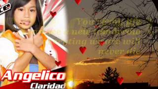 Angelico ClaridadToo Much Heaven w lyrics [upl. by Ytissahc574]