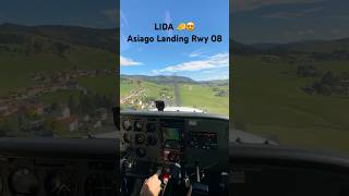 Atterraggio ad Asiago 🧀😍 asiago landing atterraggio aereo aviation passion  travel fly [upl. by Sirret]