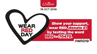 Wear Red Day 2019  USDAW [upl. by Acirre138]