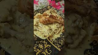 Crispy chicken with cheesy saucefood heatly recipe cooking chicken Chicken 🐔 [upl. by Ellett63]