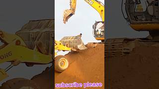 jcb excavator vs wheel loader 🚀🚀 wheel loader jcb excavator working shorts youtubeshorts facts [upl. by Collette]