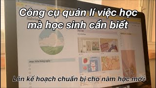 QUẢN LÍ HỌC TẬP CỰC TỐT VỚI CÔNG CỤ MIỄN PHÍ I ghi chép bài quản lí thời gian điểm số [upl. by Byrann]