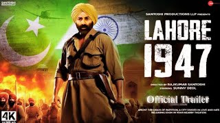 Lahore 1947  Official Trailer  Sunny Deol  Aamir Khan  Shilpa Shetty  Preity Zinta  Rajkumar [upl. by Hayikat153]