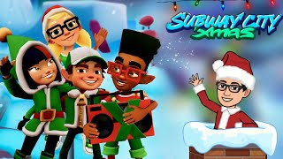 Subway Surfers Theme Song  Subway City Xmas Official [upl. by Alyk590]