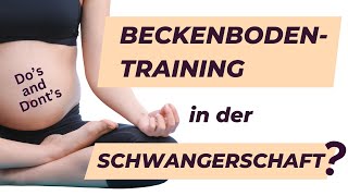 Ist Beckenbodentraining in der Schwangerschaft sinnvoll Die Antwort gibts im Video 💚 [upl. by Latif]