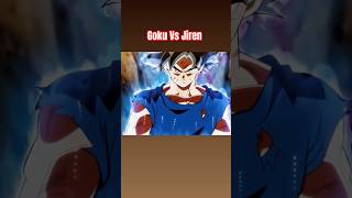 Goku UI vs jiren the gray ‼️🗿gokuanime ytshorts youtubeshorts viralvideo [upl. by Idnat]