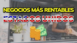 🤑 Descubre los Negocios Más Rentables en Estados Unidos 2024 [upl. by Akiemahs989]