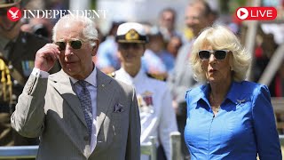 Live King Charles and Queen Camilla attend events in Sydney [upl. by Maurizia]