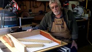 Down Draft Sanding Table for dust control in a small woodshop [upl. by Odracir]