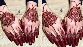 Ramzan Eid Special Trending Gol Tikki Mehndi design 2022  New Mehendi Design  Cone Designs  Henna [upl. by Westland939]