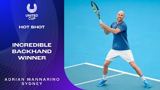 Mannarinos Sensational Backhand Winner  United Cup 2024 [upl. by Conroy644]