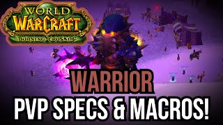 Warrior PVP  Arena Spec amp Macros TBC [upl. by Meldoh]