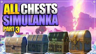 ALL 143 Chest Locations in Simulanka  Part 3  In Depth Follow Along 【Genshin Impact 48】 [upl. by Namielus]