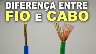 Diferença entre fio rígido e cabo flexível Qual usar [upl. by Prussian]