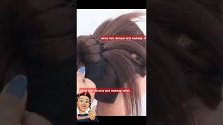 Bridal hair style step by step tutorial [upl. by Wilterdink707]