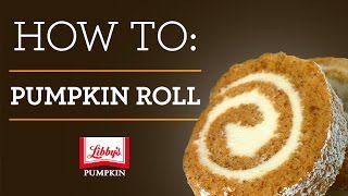 Pumpkin Roll Recipe  How to Make a Pumpkin Roll [upl. by Laemsi]