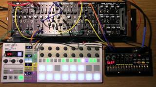 Roland System 500  Arturia Beatstep Pro  Volca Beats [upl. by Lanor533]