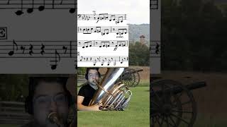 1812 Overture Pyotr Tchaikovsky Part 1 tuba orchestra excerpts [upl. by Drawd]