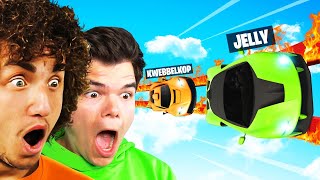 JELLY vs KWEBBELKOP In A GTA 5 SKILLCOURSE [upl. by Eneleh]