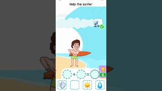 Help the surfer gaming gameplay tiktok trending puzzlegame viralshort shortvideo [upl. by Ninnahc]