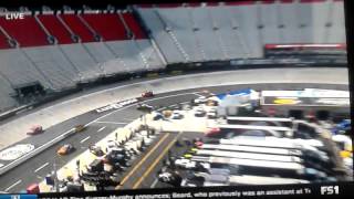 2016 Food City 500 Qualifying Ty Dillon amp Landon Cassill WRECK [upl. by Hosfmann]