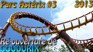 Deanrell au Parc Astérix 03  Réouverture de Goudurix postretracking [upl. by Nimzzaj566]