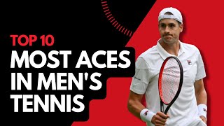 From Isner and Federer to Sampras Most aces in mens tennis Top 10 all time list [upl. by Hennie]