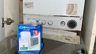 Salus Thermostat Installation In 10 Mins  Baxi Main Eco Elite [upl. by Llarret]