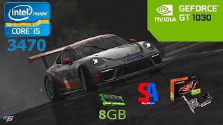 rFactor2 gt 1030 i5 3470 8gb ram game test [upl. by Rodger]