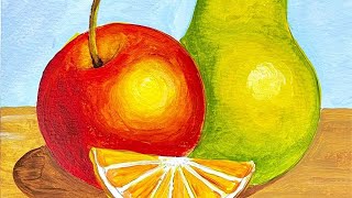 Taller de Pintura Online para Niños Bodegón de Frutas [upl. by Tlaw]