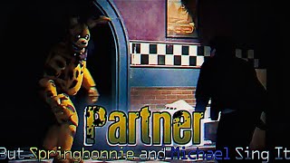 Partner But Springbonnie and Michael Sing It FNF Executable Entourage Mod [upl. by Anirod]